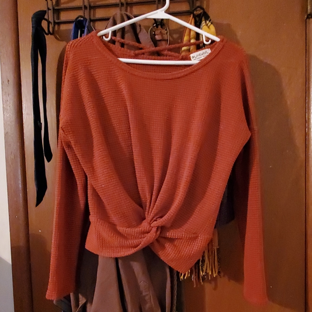 Burnt orange long sleeve